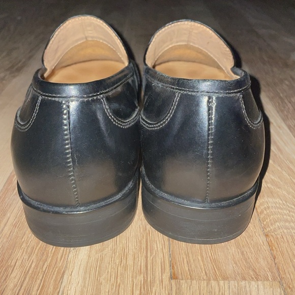 Bass‎ Flex Merger Black Leather Penny Loafers.  Size 9. main image 4